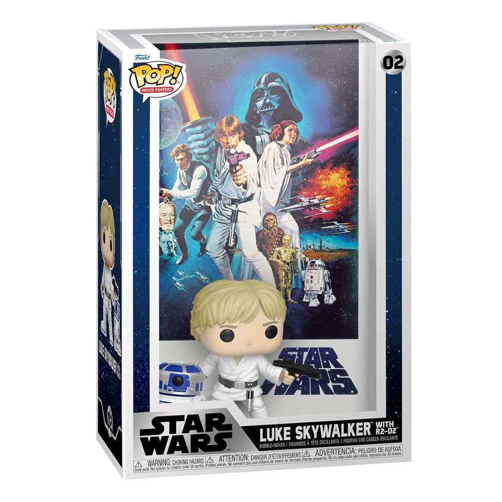 Funko Pop! Movie Poster: Star Wars: A New Hope - Luke Skywalker with R2-D2