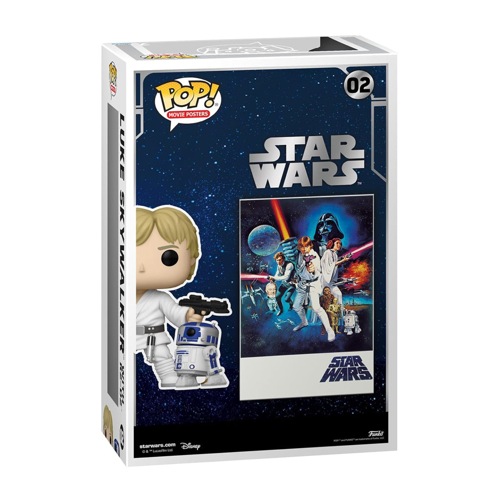 Funko Pop! Movie Poster: Star Wars: A New Hope - Luke Skywalker with R2-D2