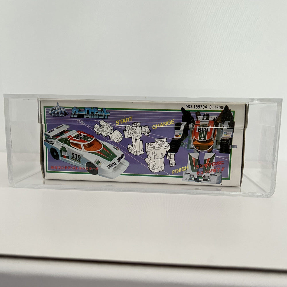 RARE Takara Lancia Stratos Marboro Wheeljack Transformers new unopened original mint condition sealed in acrylic box