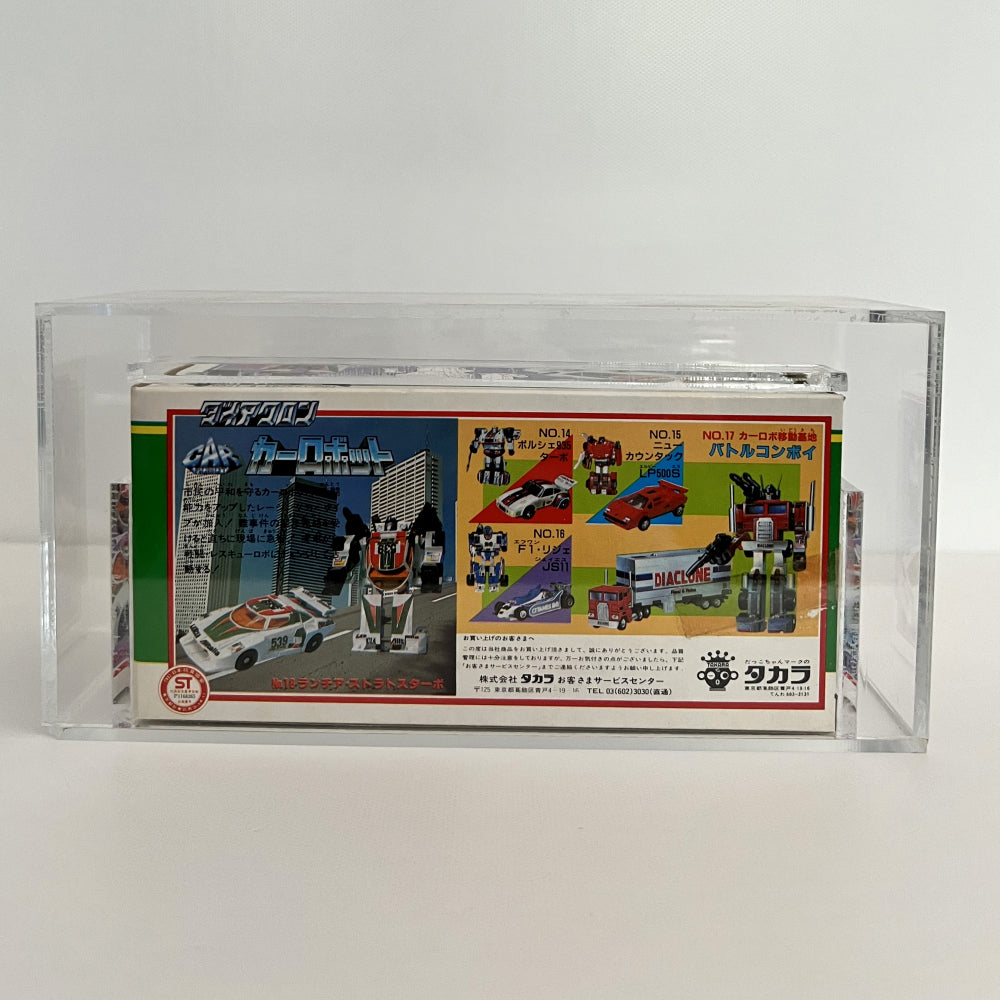 RARE Takara Lancia Stratos Marboro Wheeljack Transformers new unopened original mint condition sealed in acrylic box