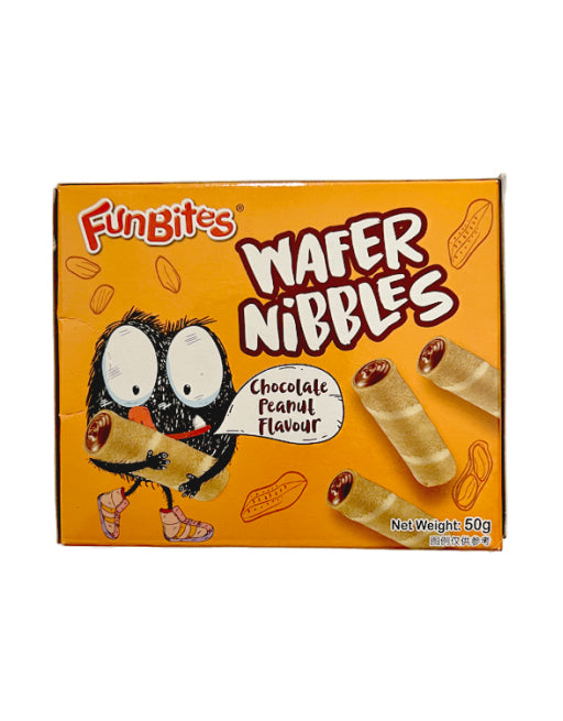 Funbites Wafer Nibbles Chocolate Peanut Butter Flavor