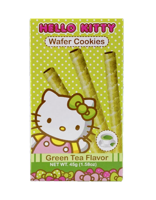 Hello Kitty Wafer Cookies Green Tea Flavor