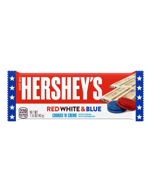 Hershey's Red White & Blue Cookies 'N' Creme Flavor
