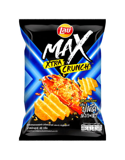 Lay's Max Xtra Crunch Crab Curry Flavor