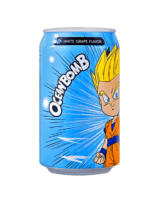 Ocean Bomb Dragon Ball Sparkling Water White Grape Flavor