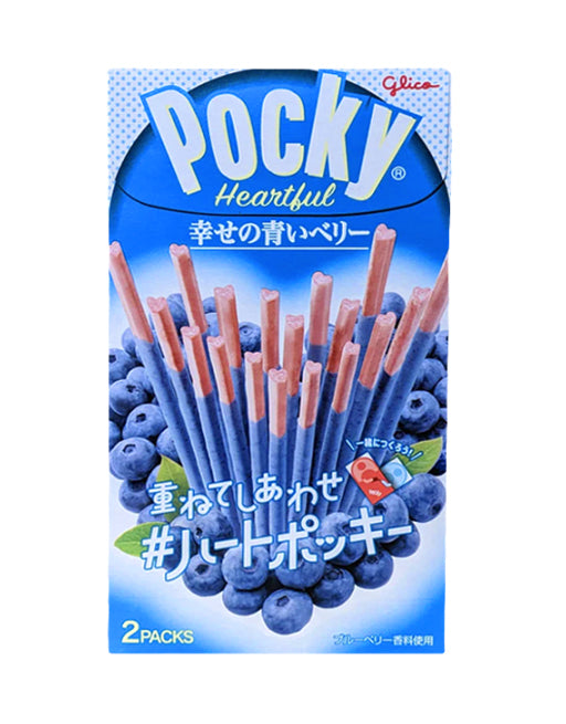 Pocky Heartful Biscuit Sticks Blueberry Flavor