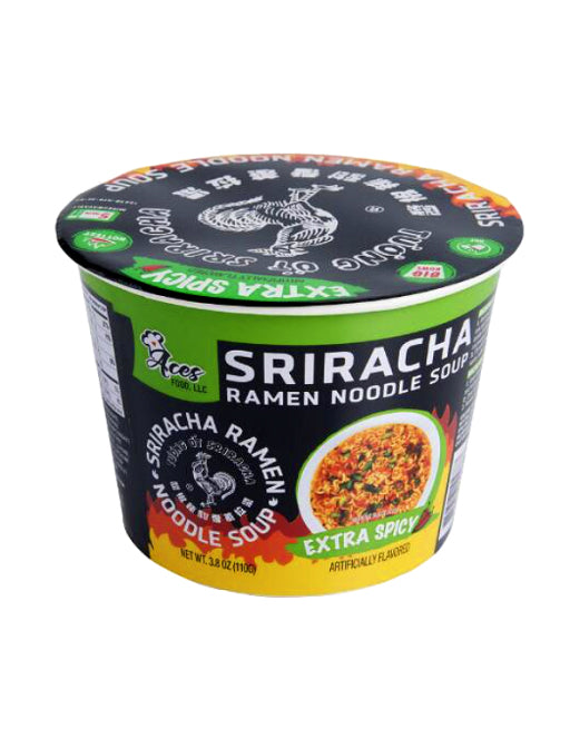 Sriracha Ramen Noodle Soup Extra Spicy Flavor