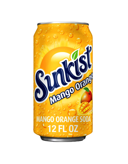 Sunkist Soda Mango Orange Flavor