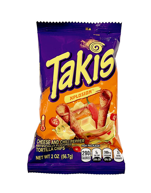 Takis Xplosion Cheese and Chili Pepper Flavor